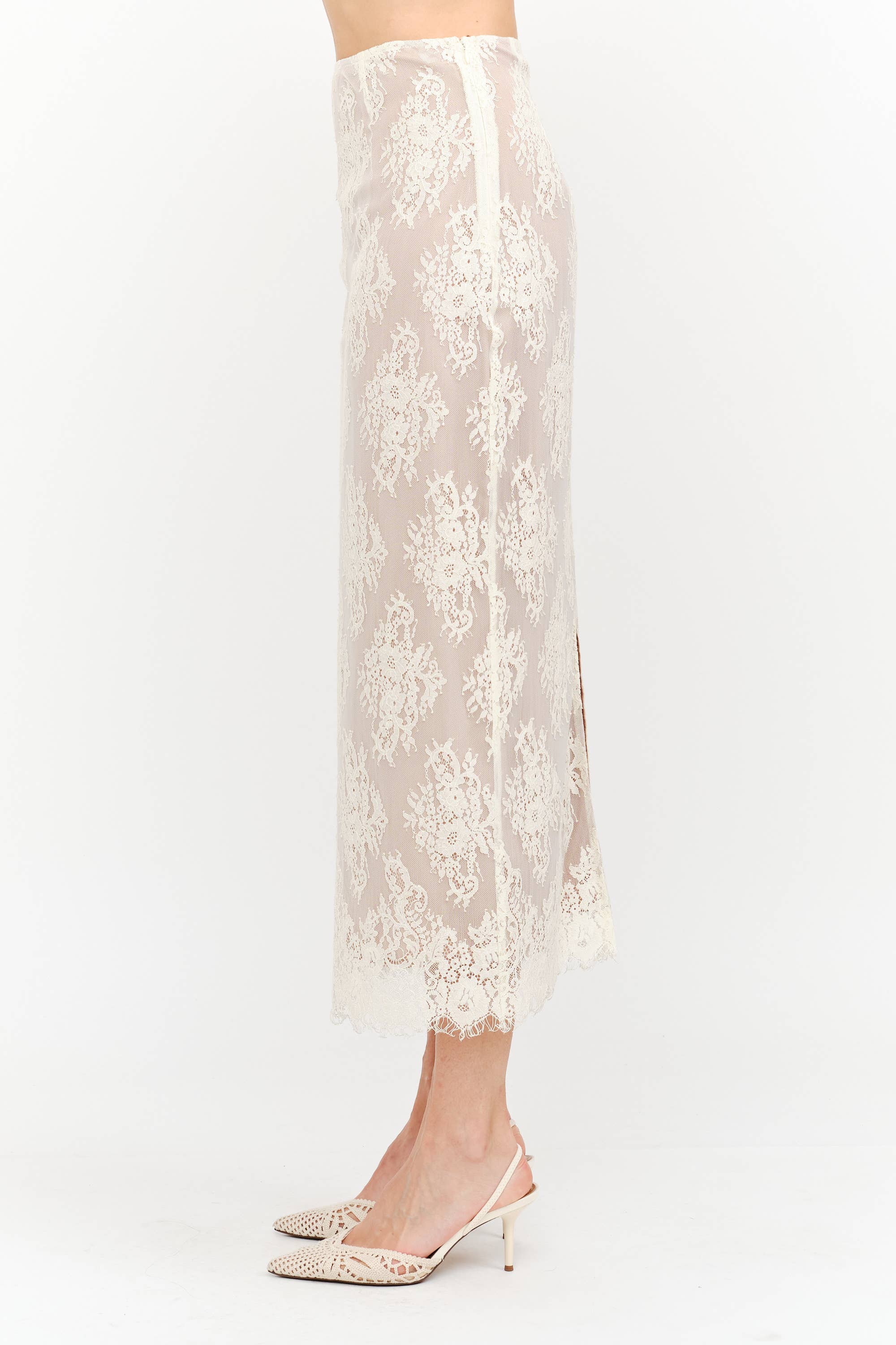Lennon Skirt: Ivory