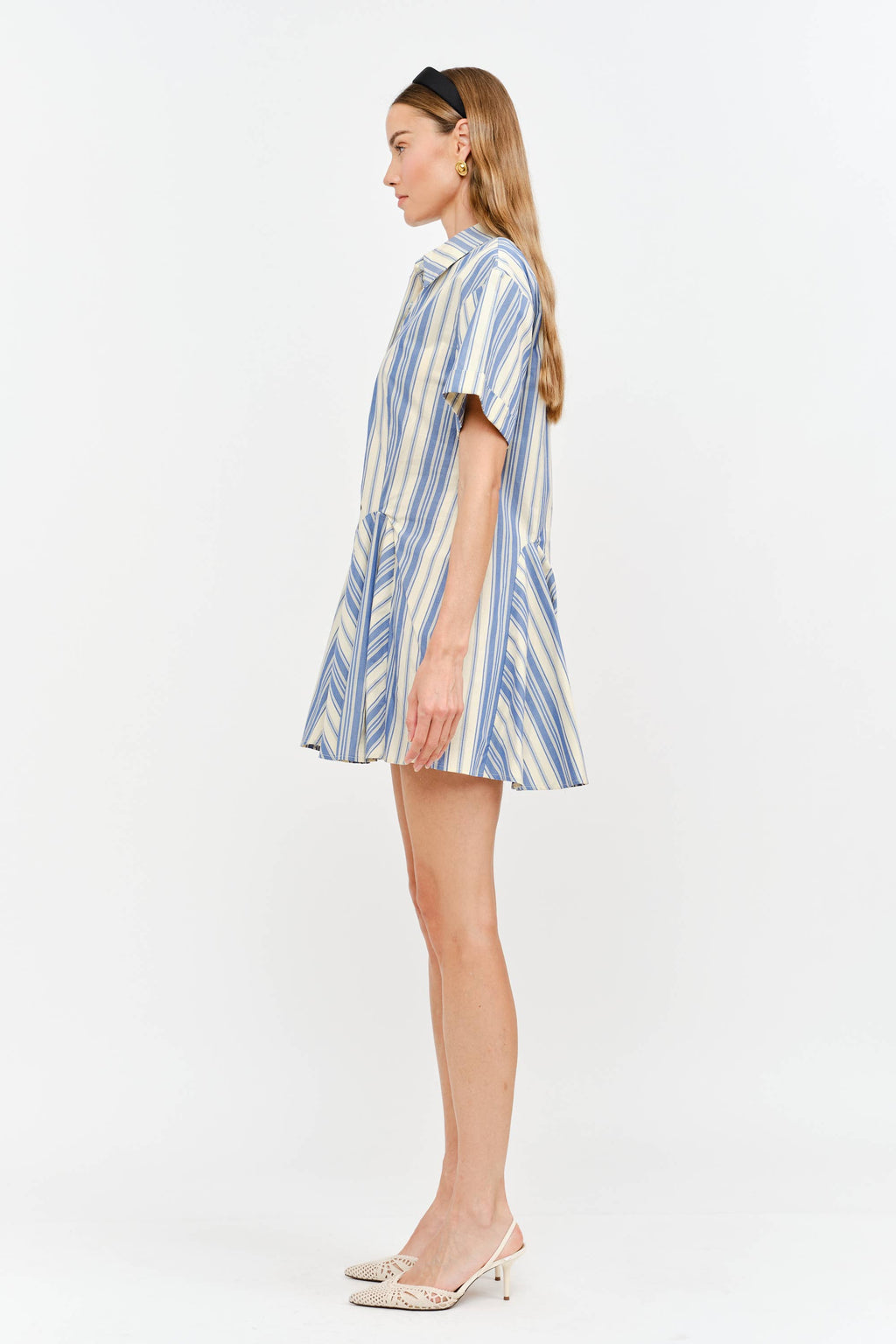 Juniper Dress: Blue Stripe