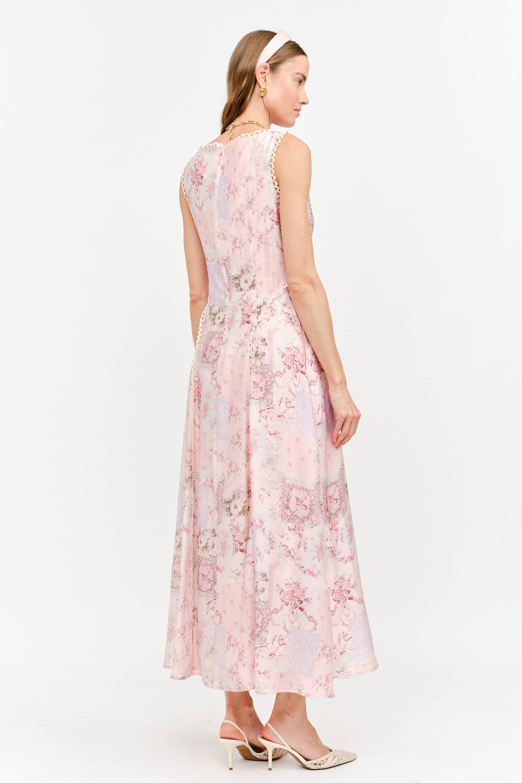 Iggy Dress: Pink Multi