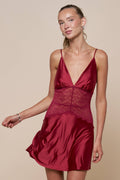 Lace Detail Mini Dress
