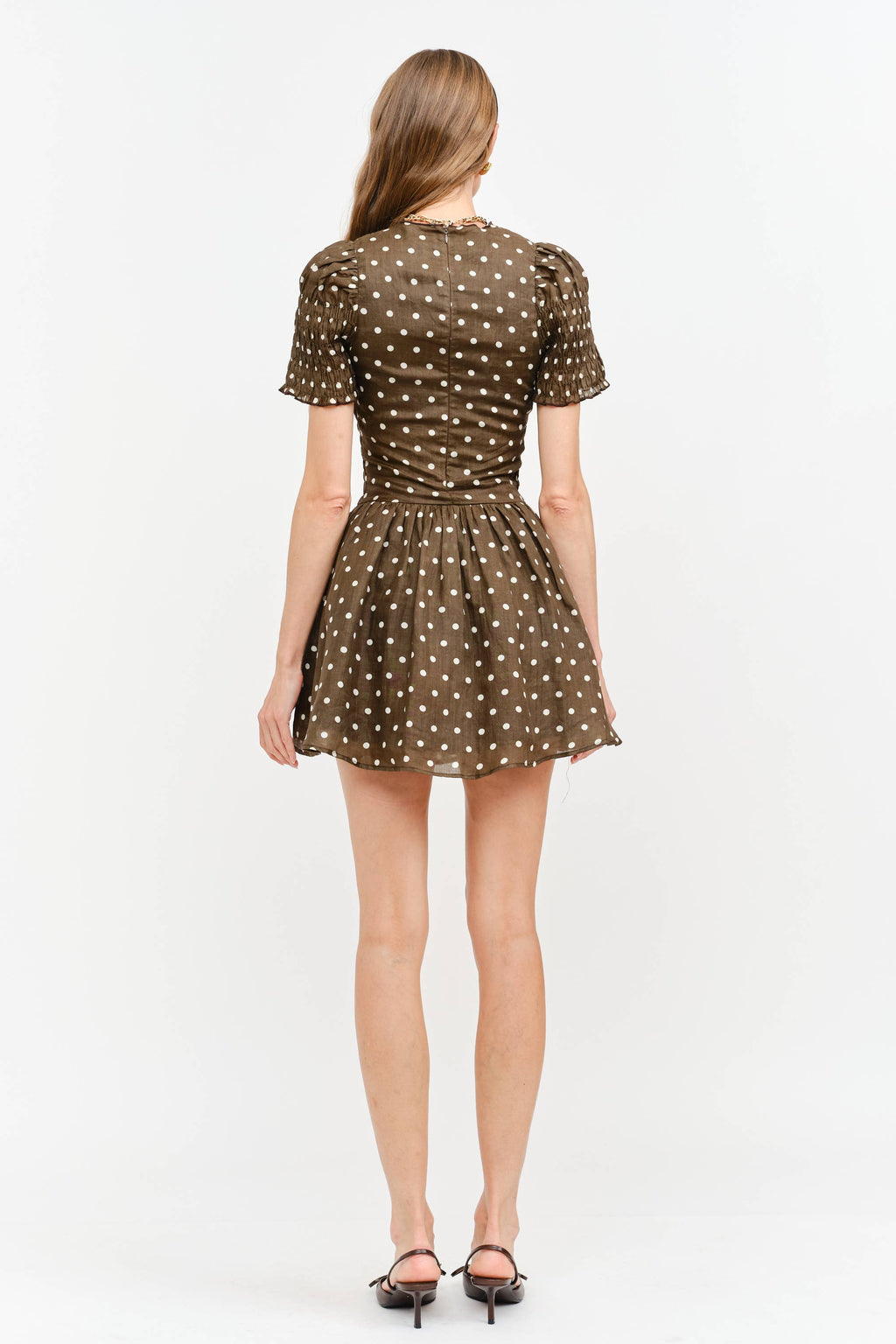 Ophelia Dress: Brown