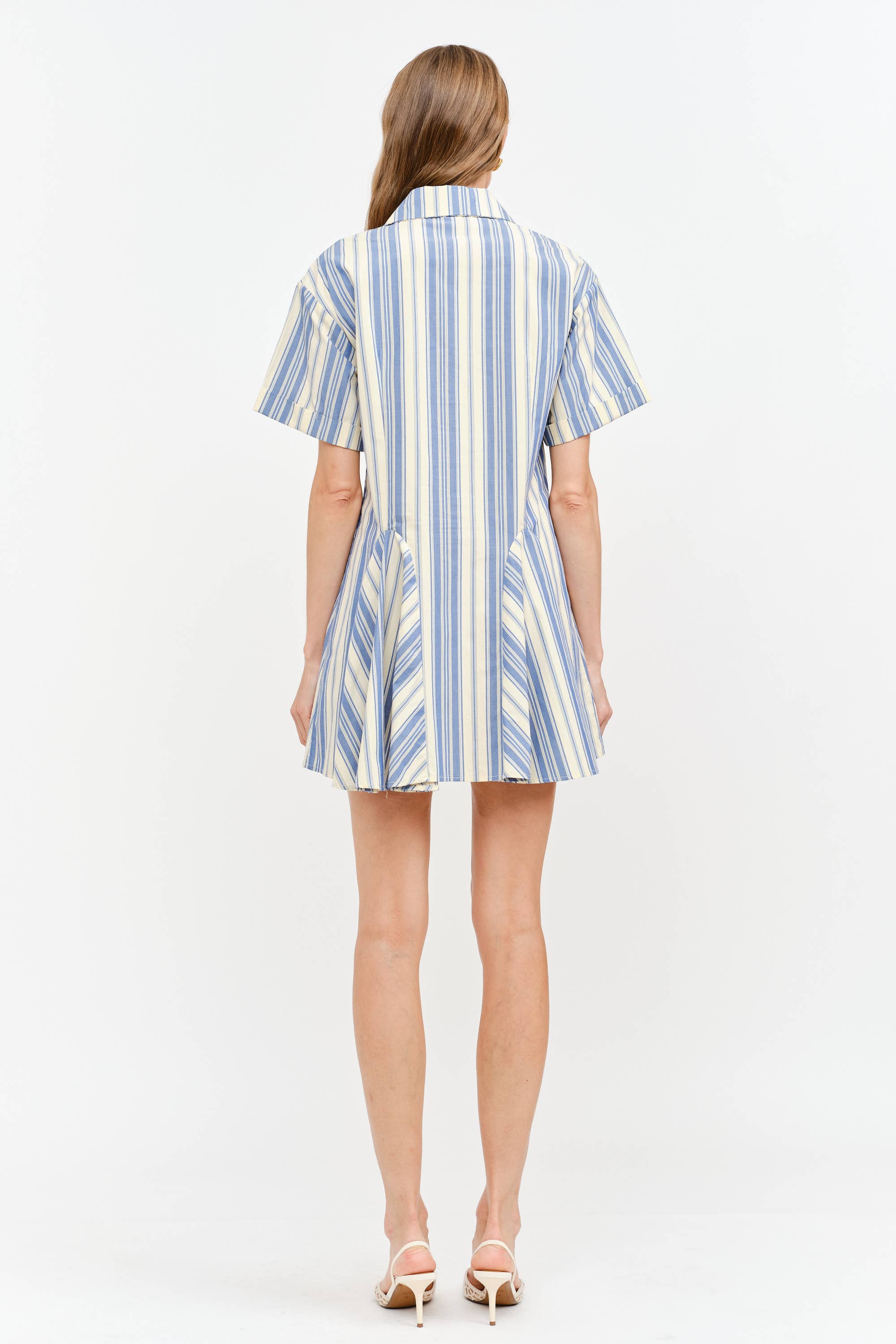 Juniper Dress: Blue Stripe