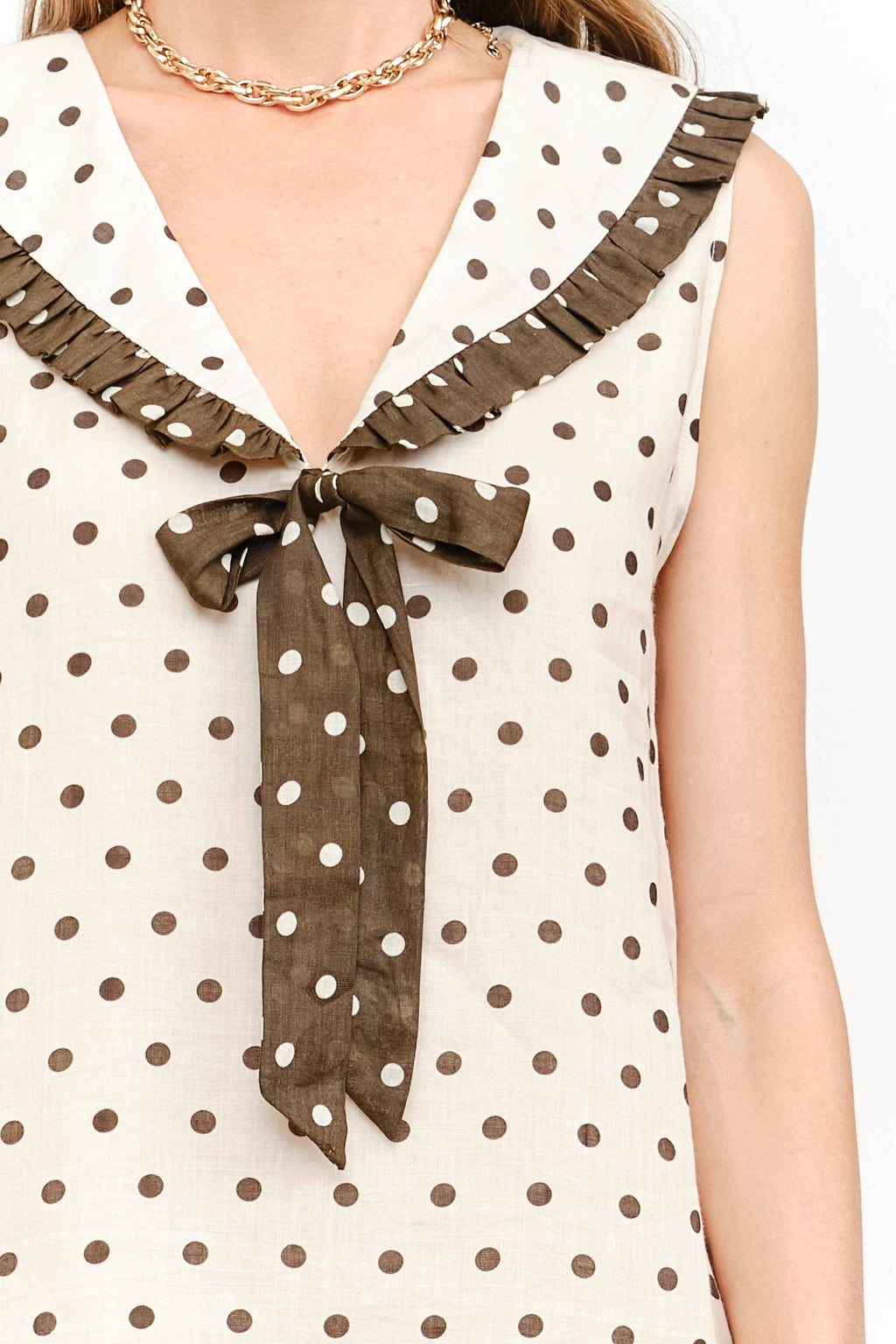 Gracie Dress: CREAM