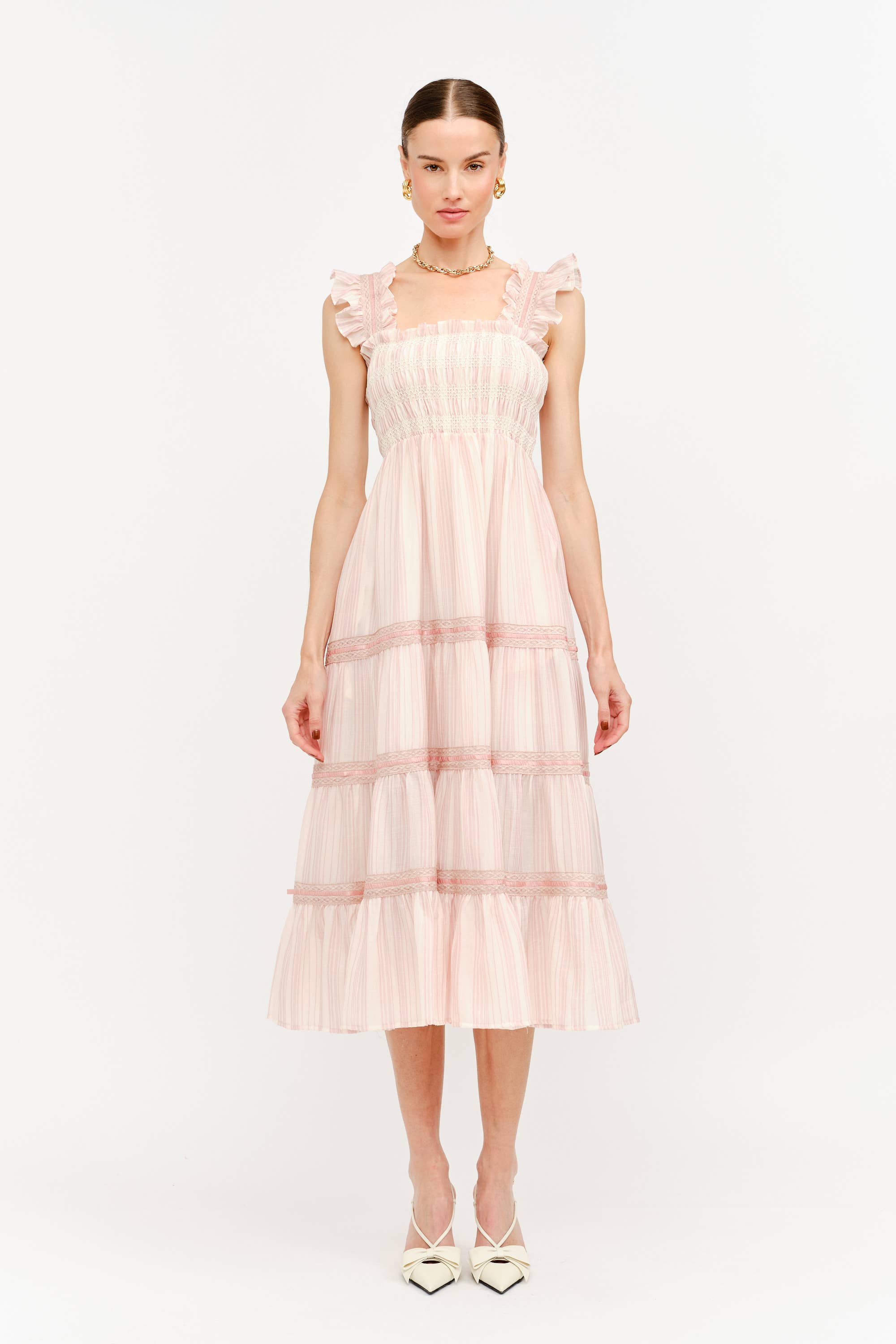 Casella Dress: Blush