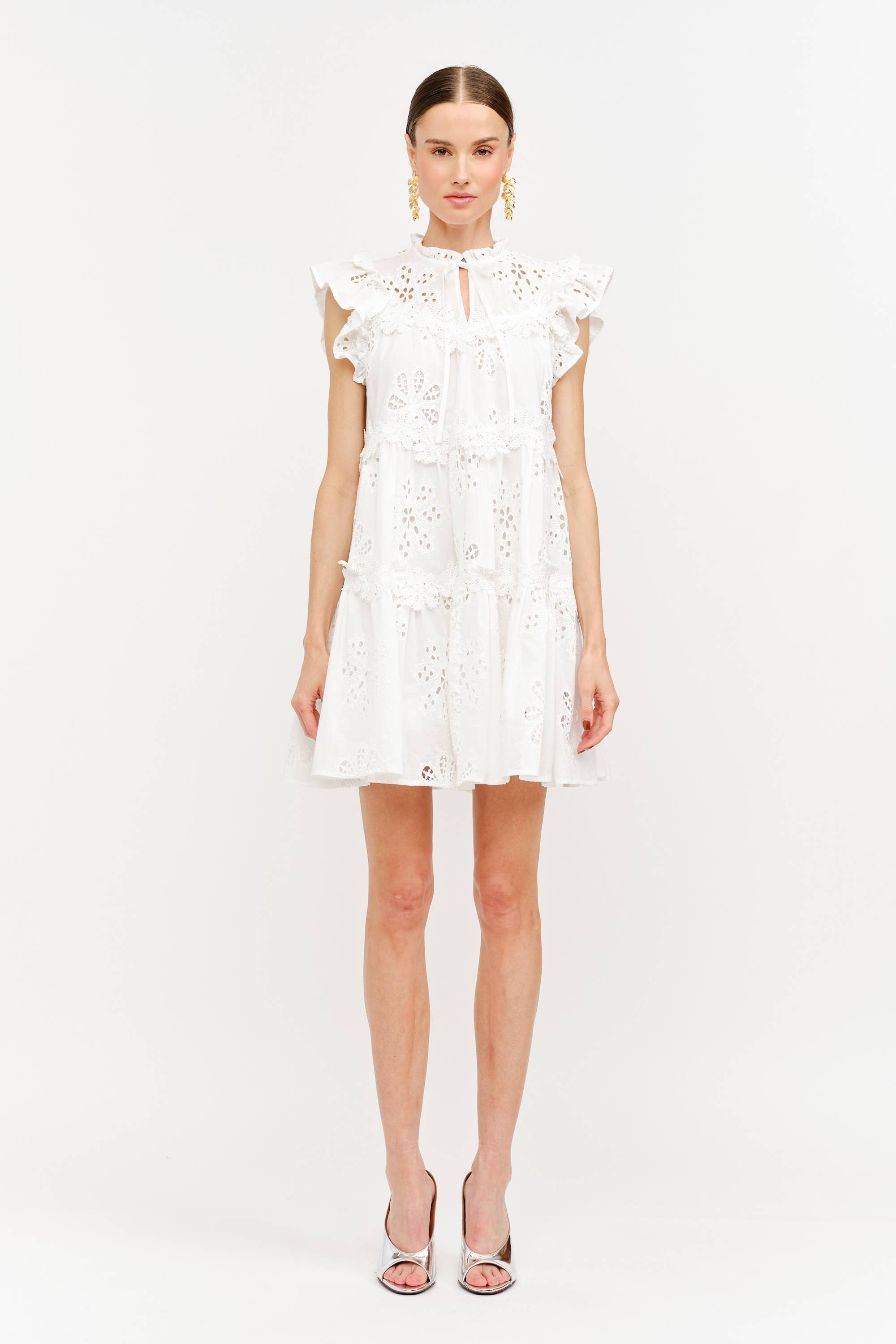 Kensie Off White Dress: Off White