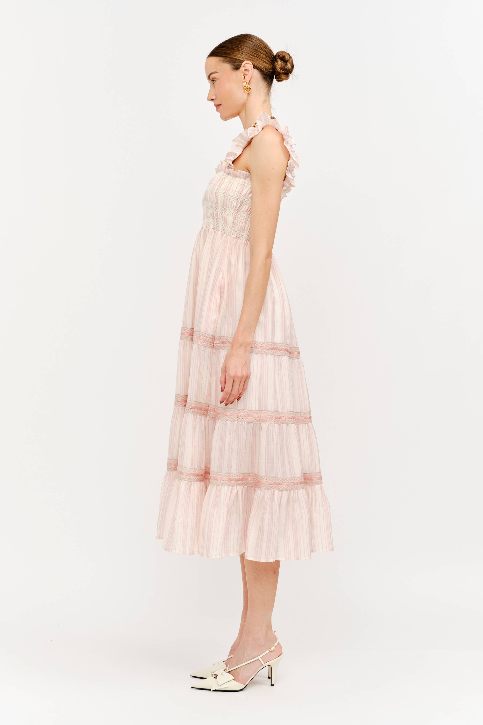 Casella Dress: Blush