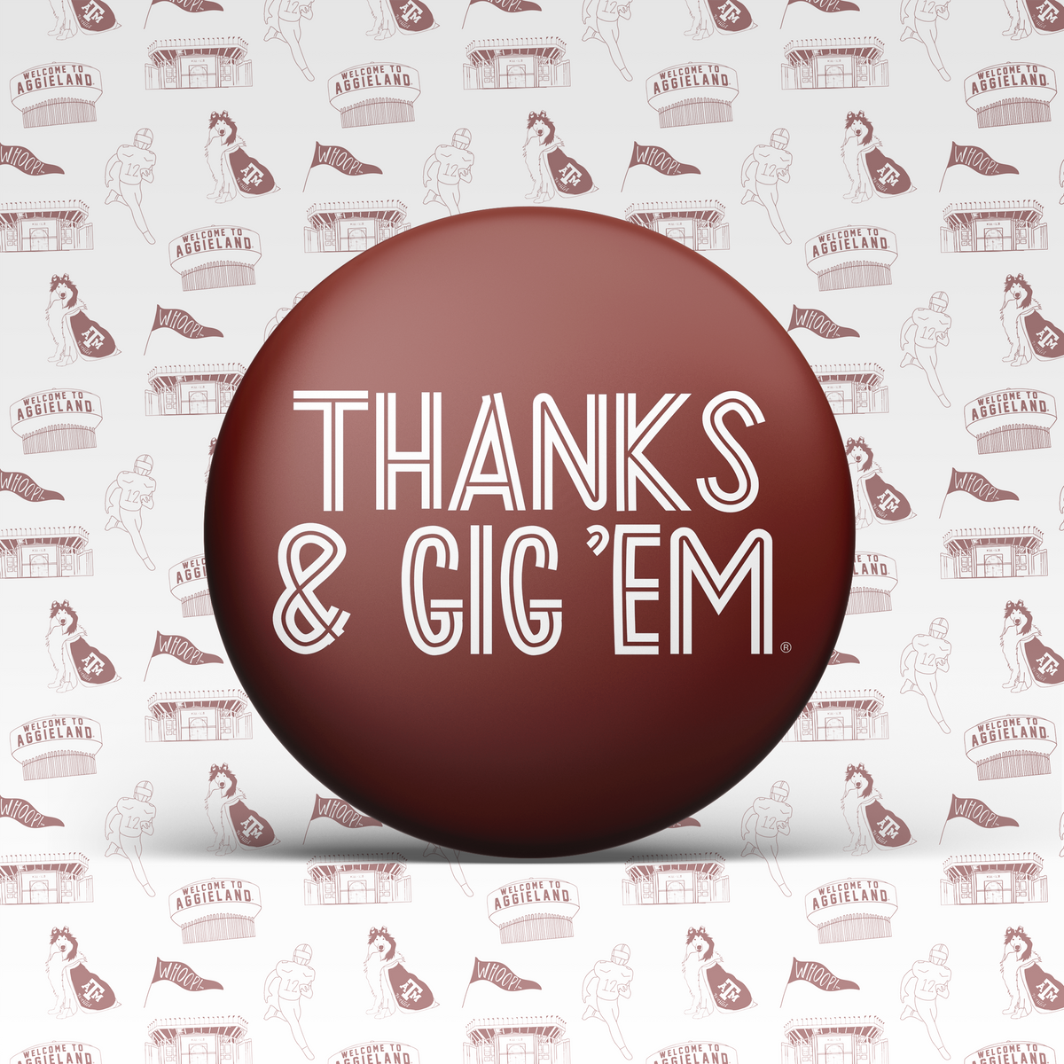 Texas A&M Game Day Buttons | Gameday Pins