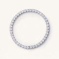 Elastic Tennis Bracelet- Silver