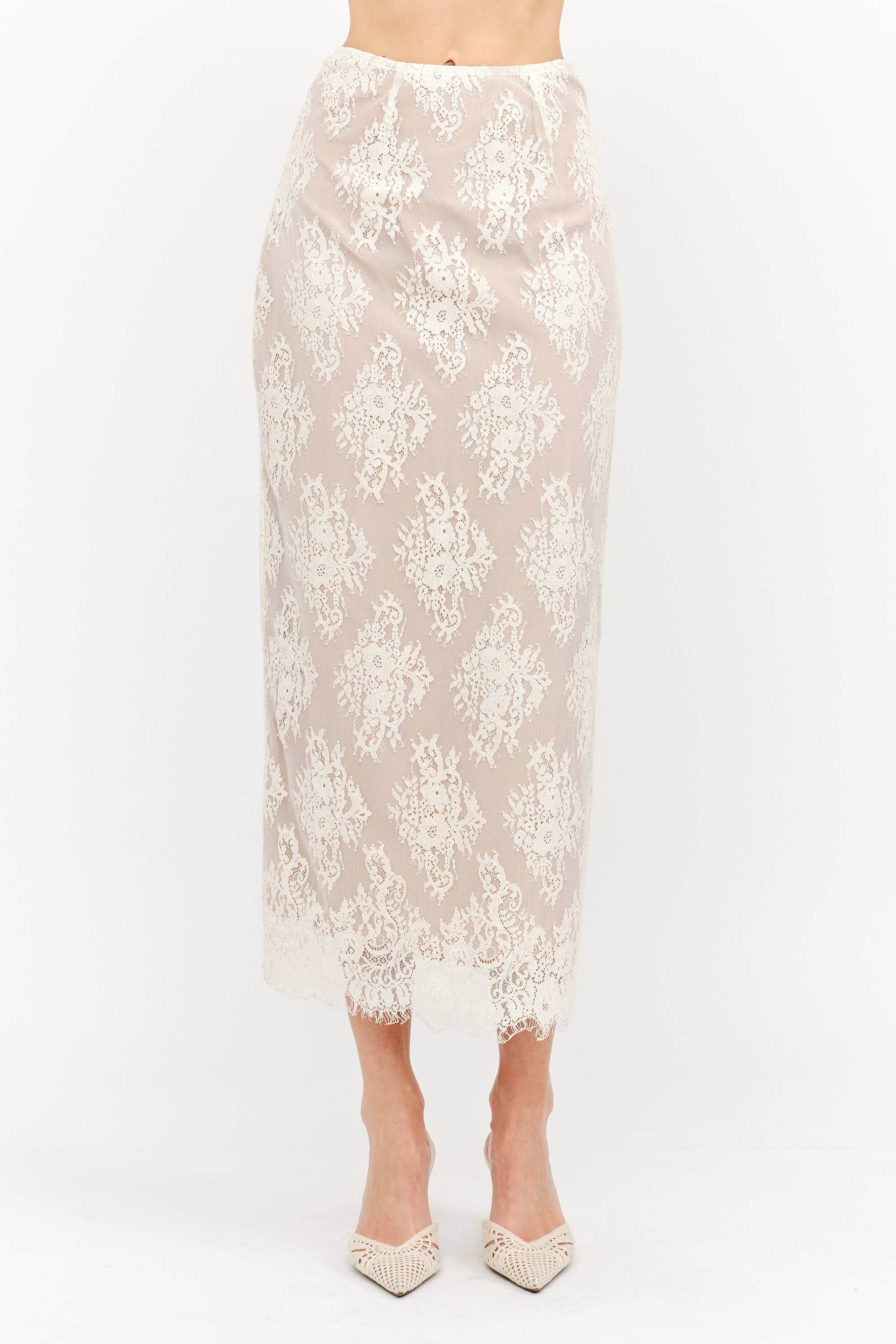 Lennon Skirt: Ivory