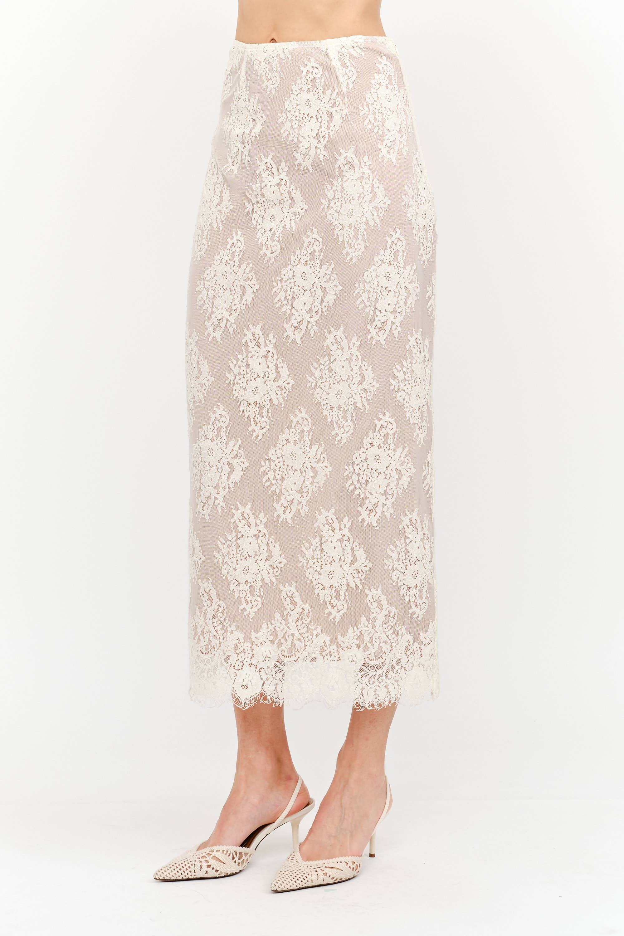 Lennon Skirt: Ivory