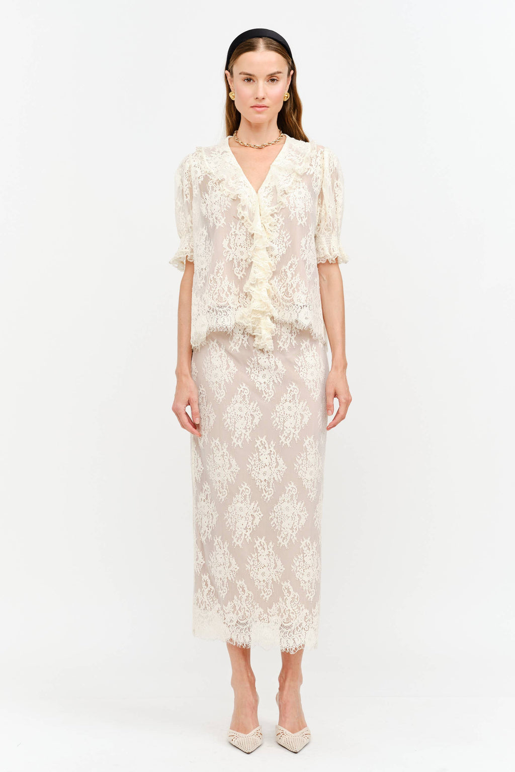 Elliot Blouse: Ivory