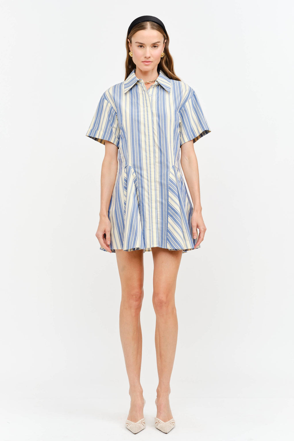 Juniper Dress: Blue Stripe