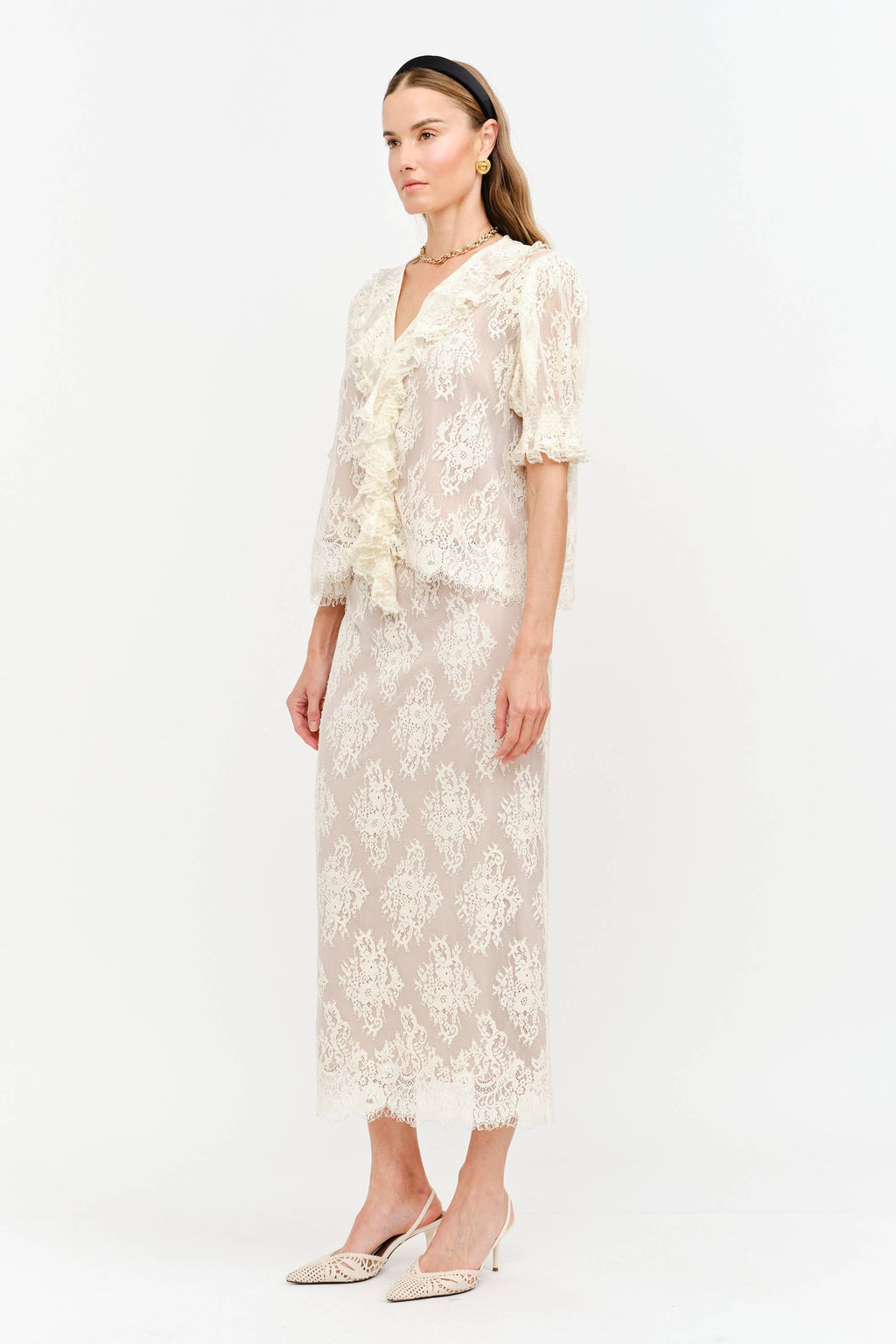 Elliot Blouse: Ivory