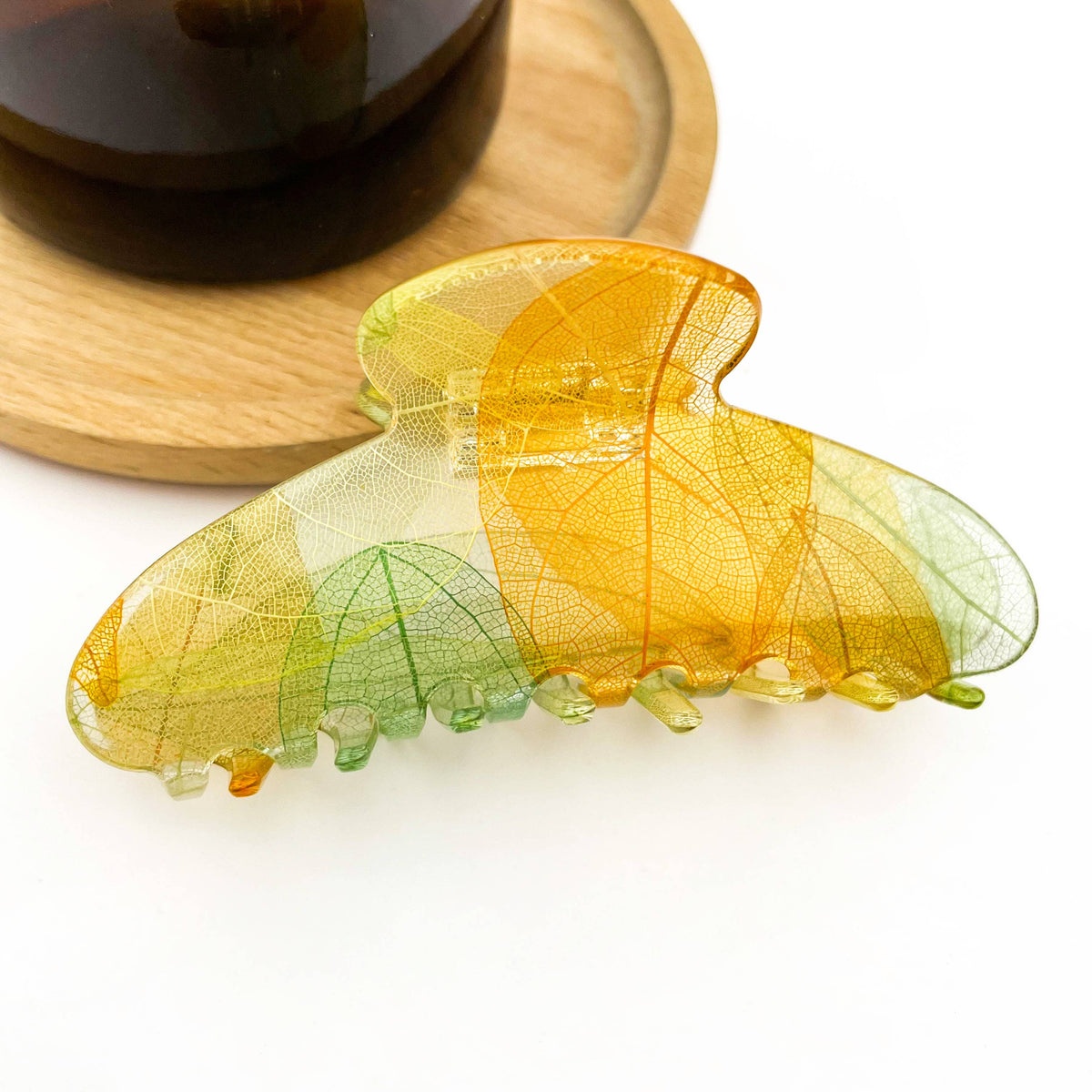 Classic Textured Acetate Hair Claw Clip, Elegant Hair Clip