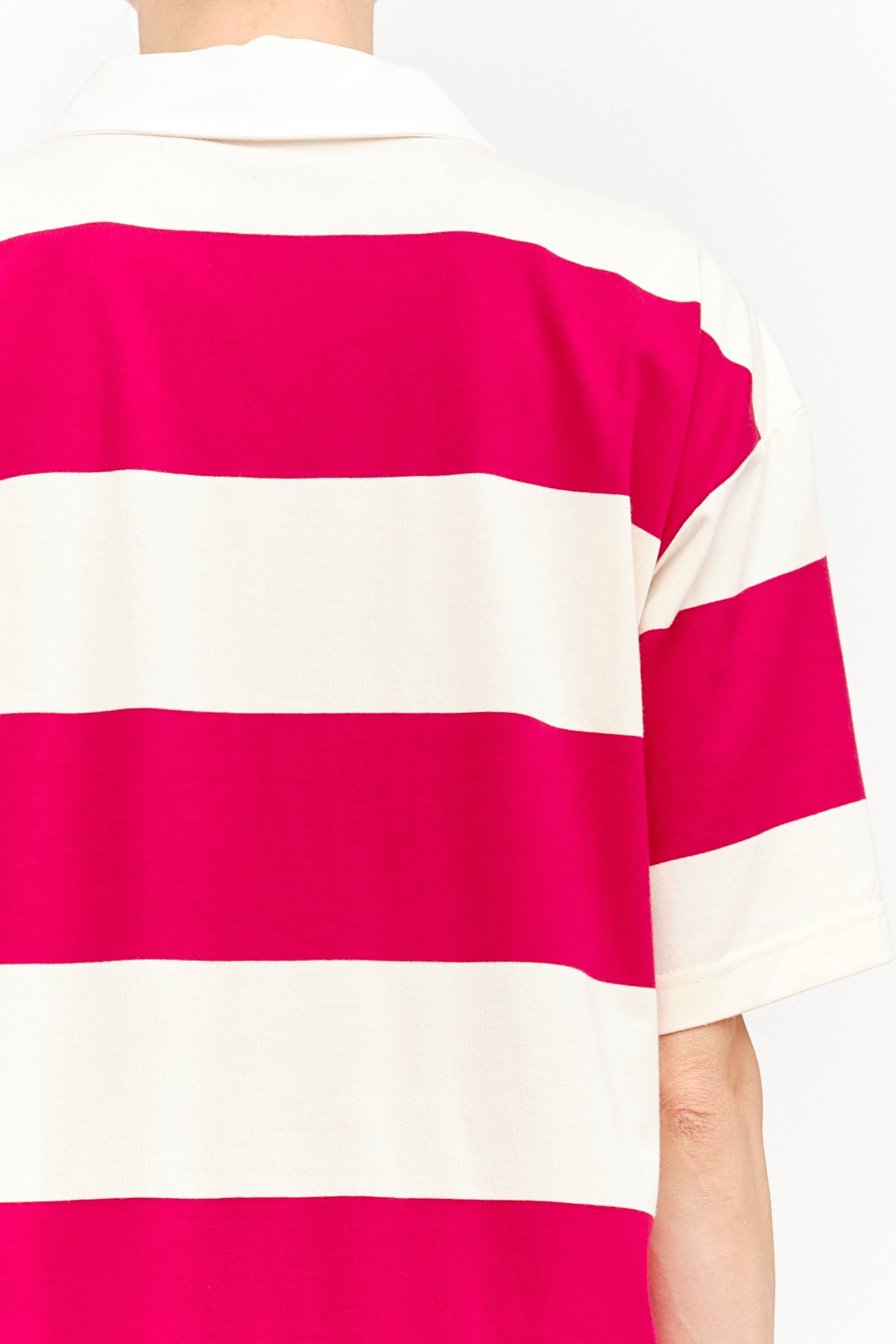Marguerie Dress: Red Stripe