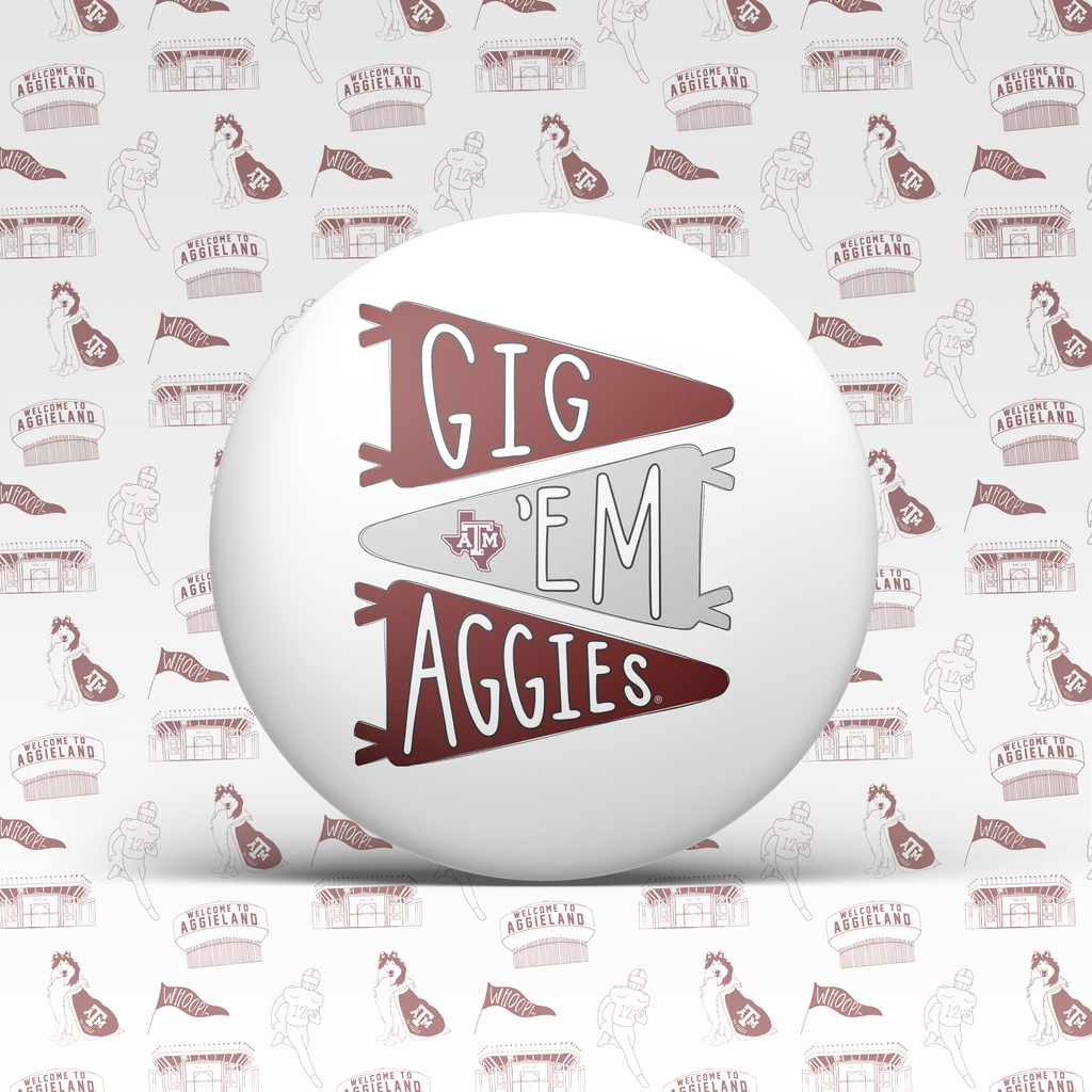 Texas A&M Game Day Buttons | Gameday Pins