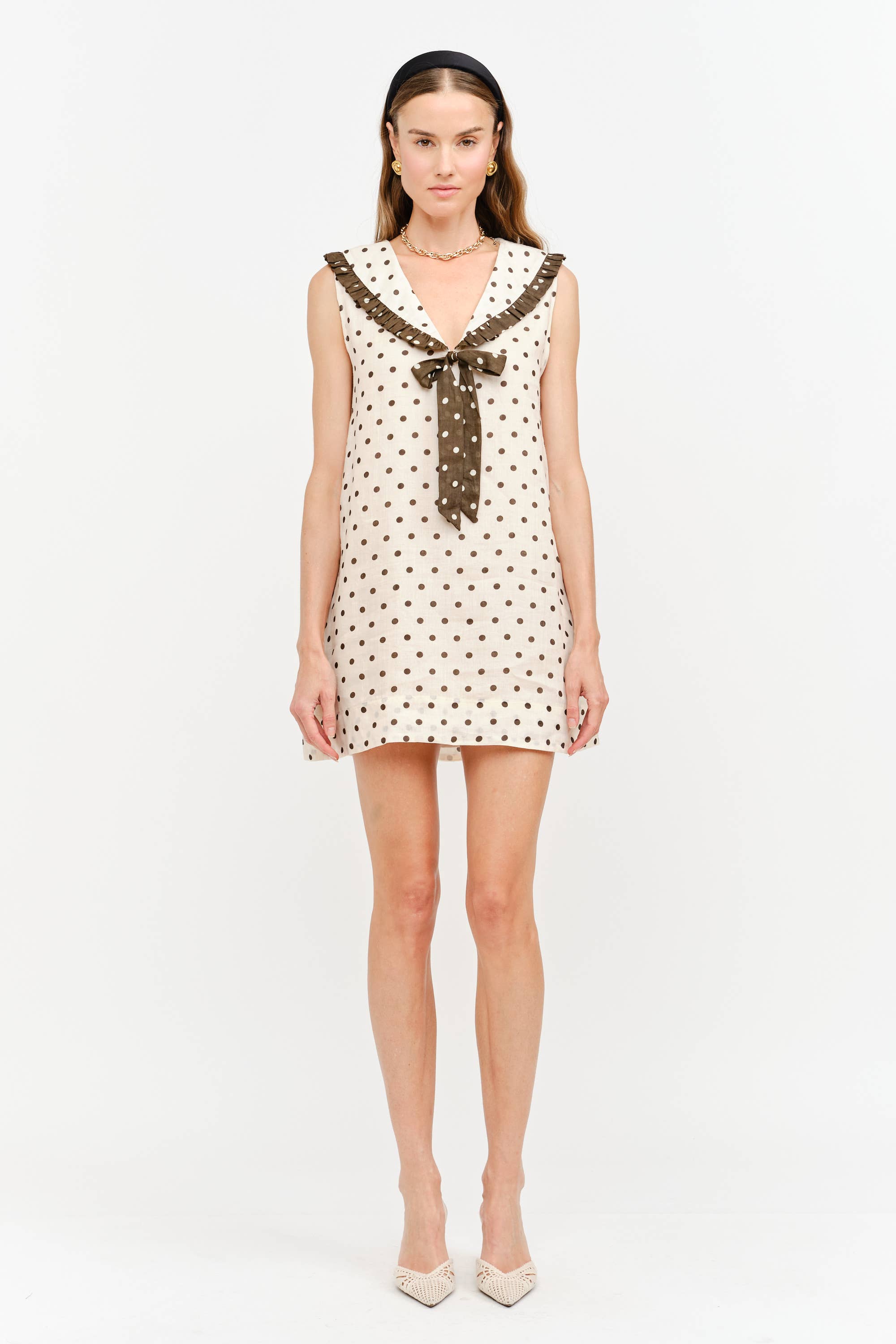 Gracie Dress: CREAM
