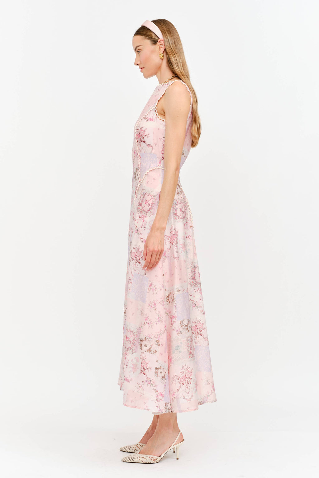 Iggy Dress: Pink Multi