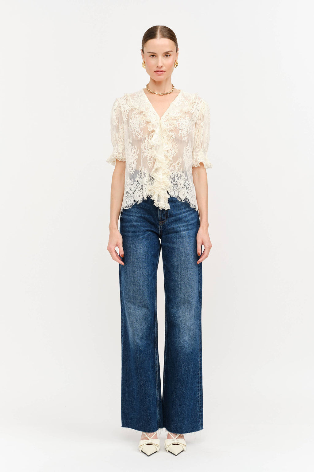 Elliot Blouse: Ivory