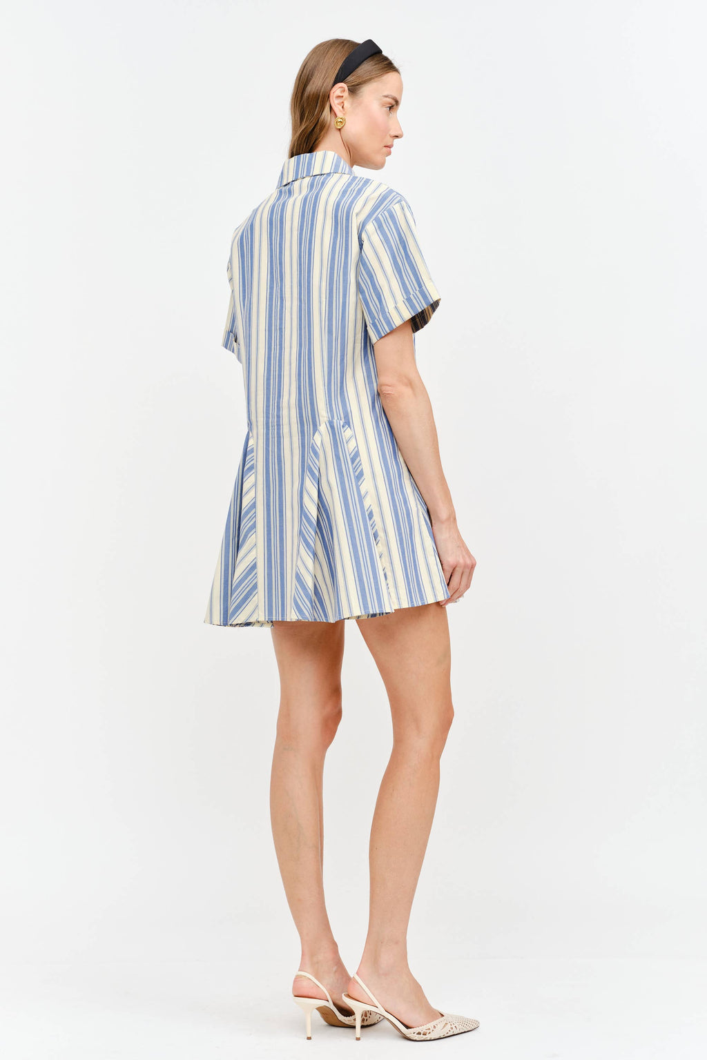 Juniper Dress: Blue Stripe
