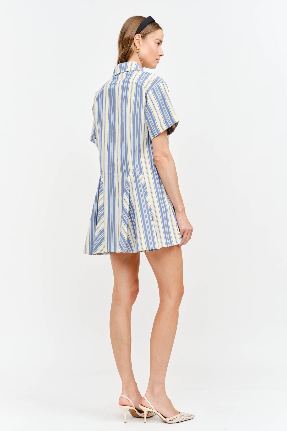 Juniper Dress: Blue Stripe