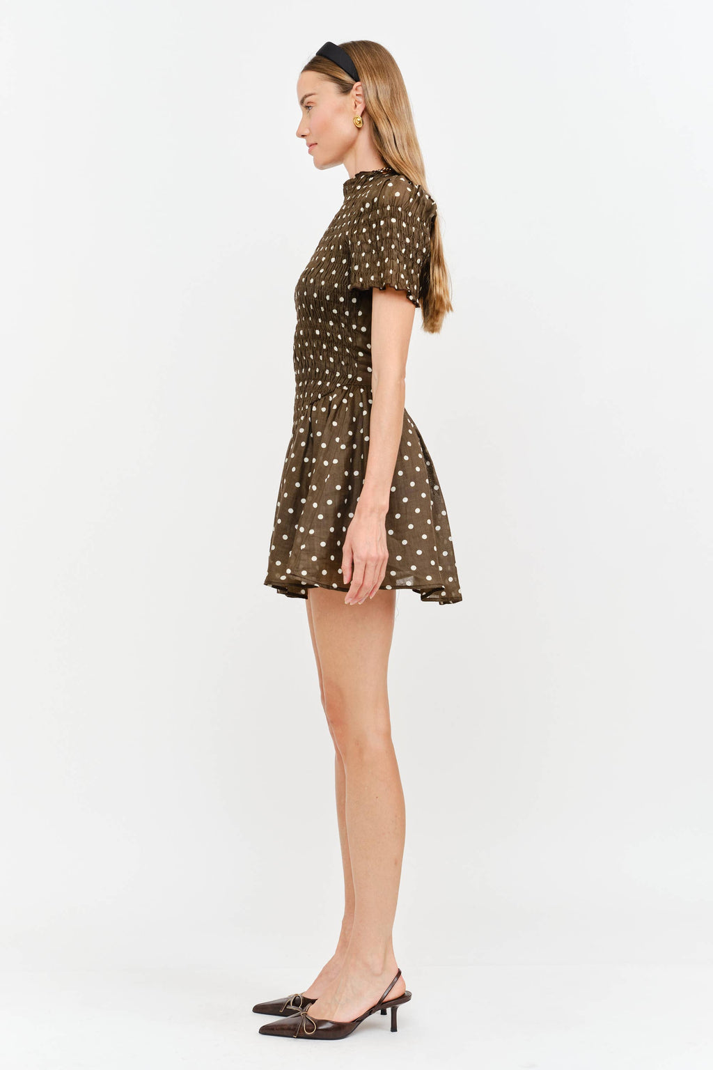 Ophelia Dress: Brown