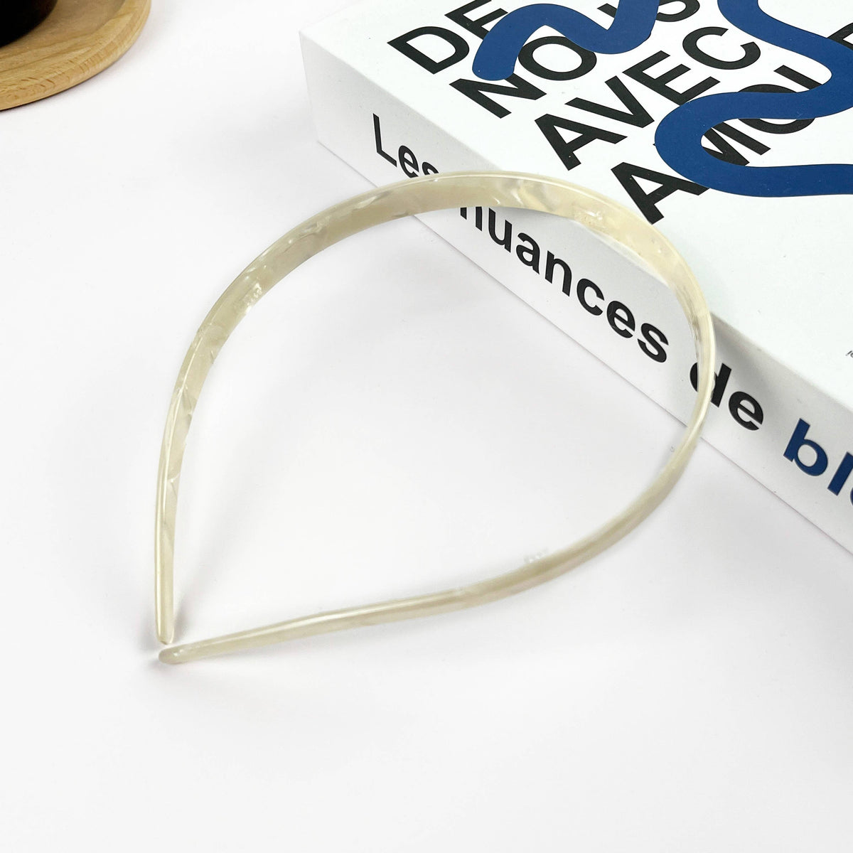 Retro Acetate Simple Headband, Can Be Used With Glasses