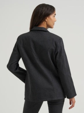CROC PRINT BLAZER