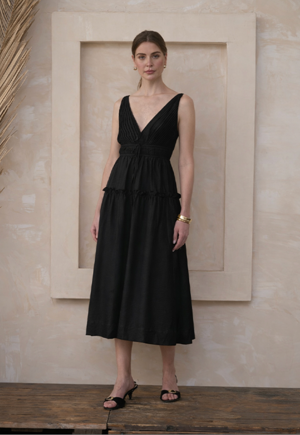 Front Tie Midi