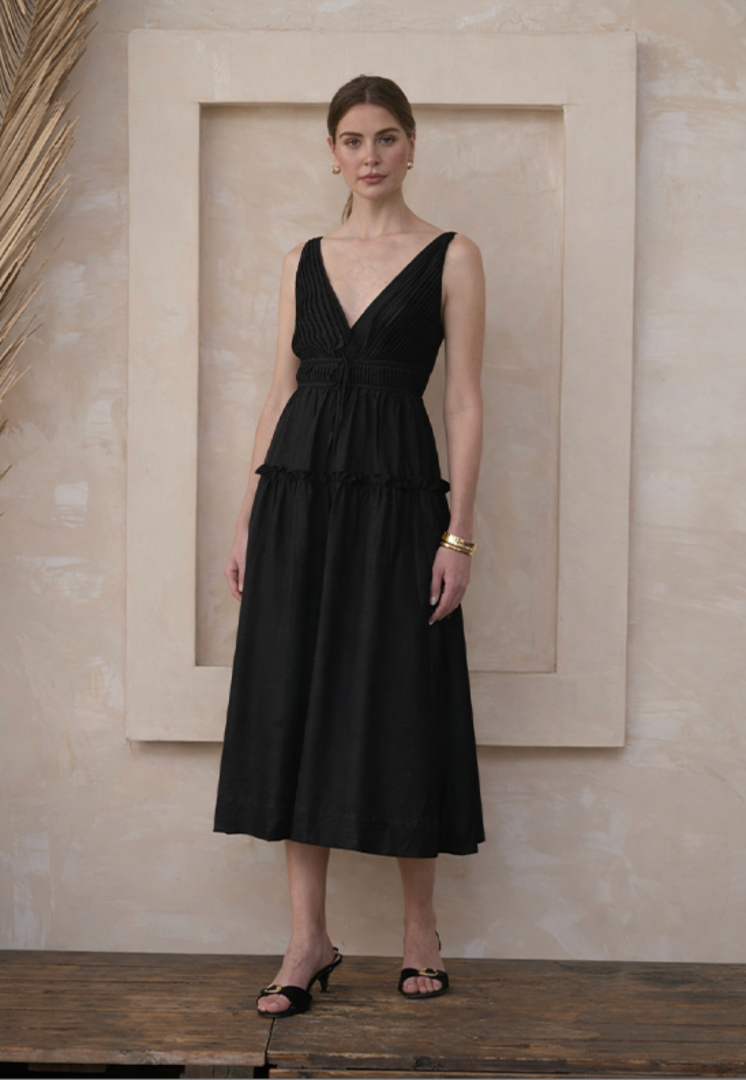 Front Tie Midi