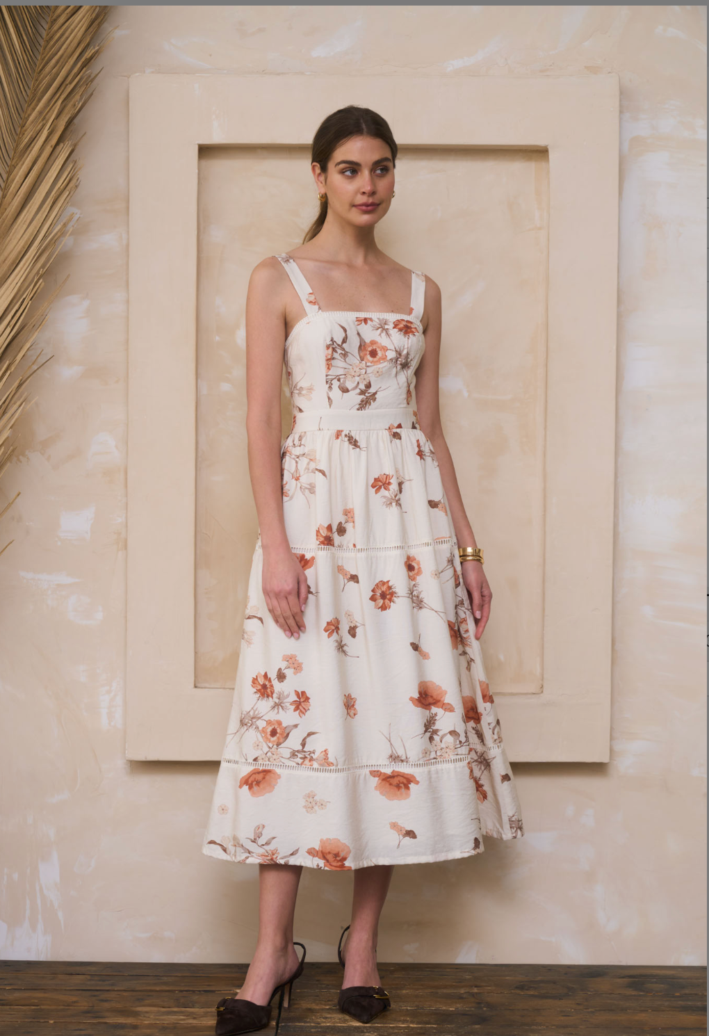 FLORAL PRINT MIDI