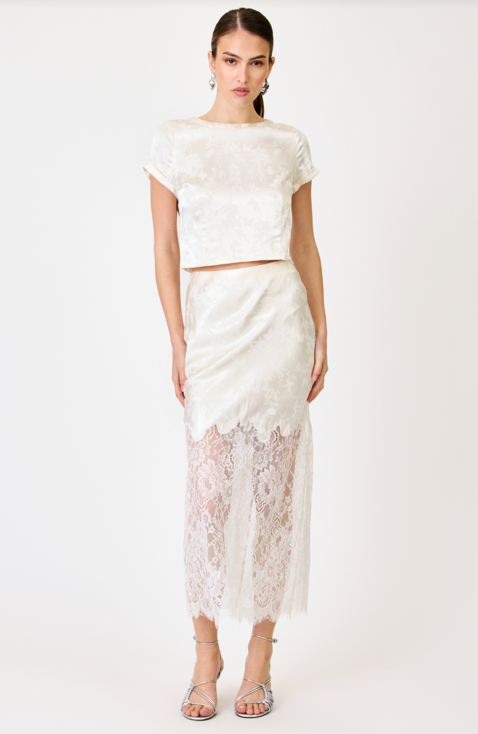 AMELIE CREAM SKIRT
