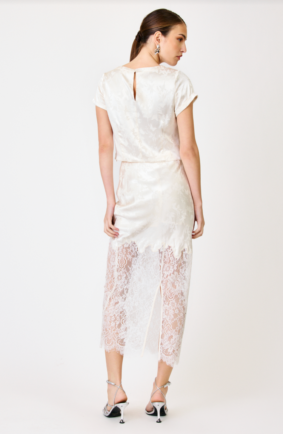 AMELIE CREAM SKIRT