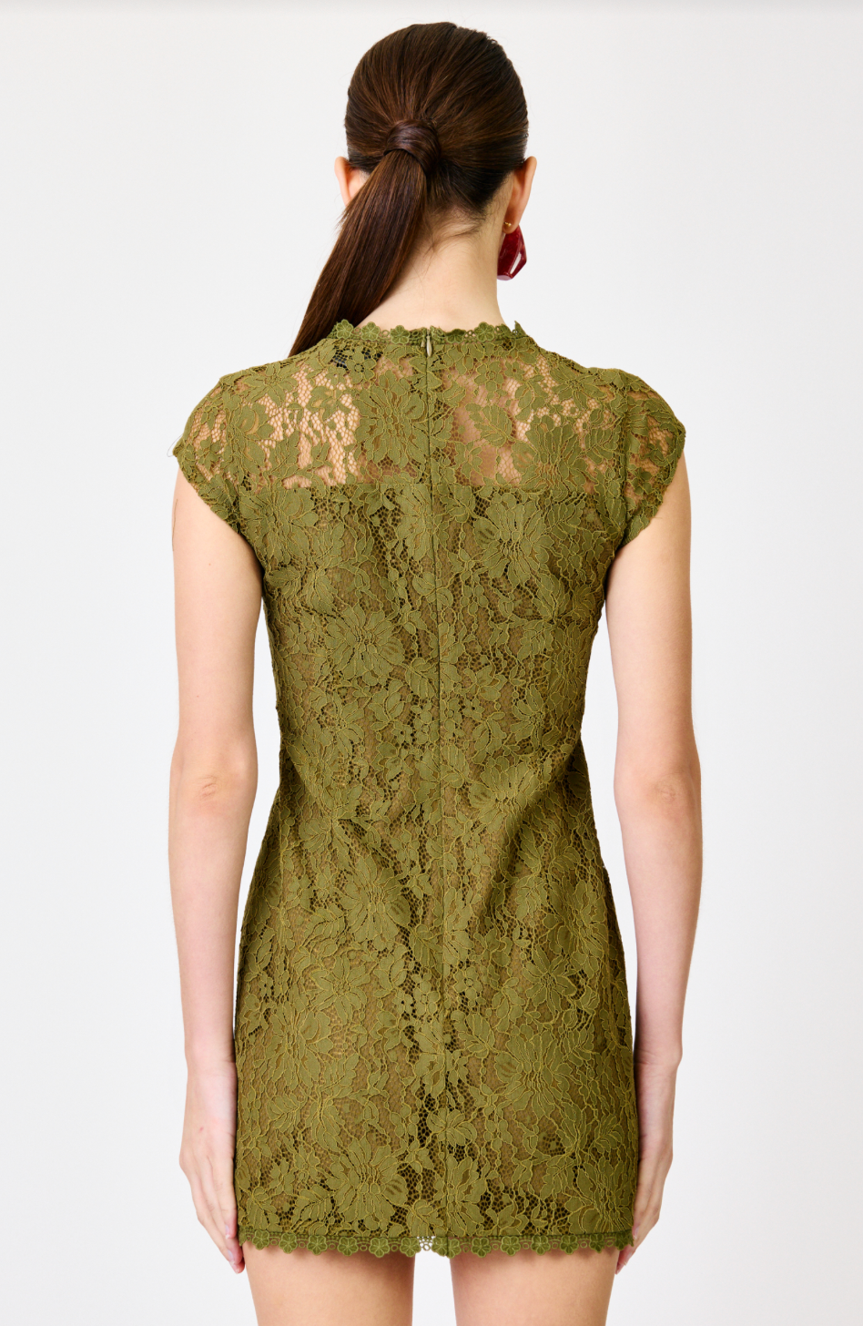 DEMETER OLIVE MINI DRESS