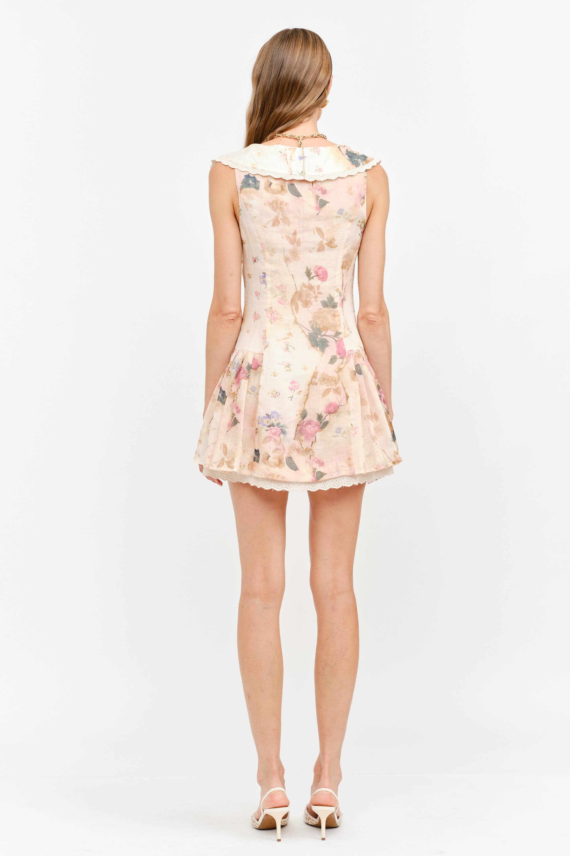 Misha Dress: Natural Multi