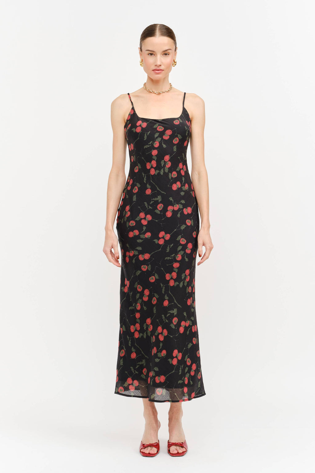 Ivy Dress: Tomato