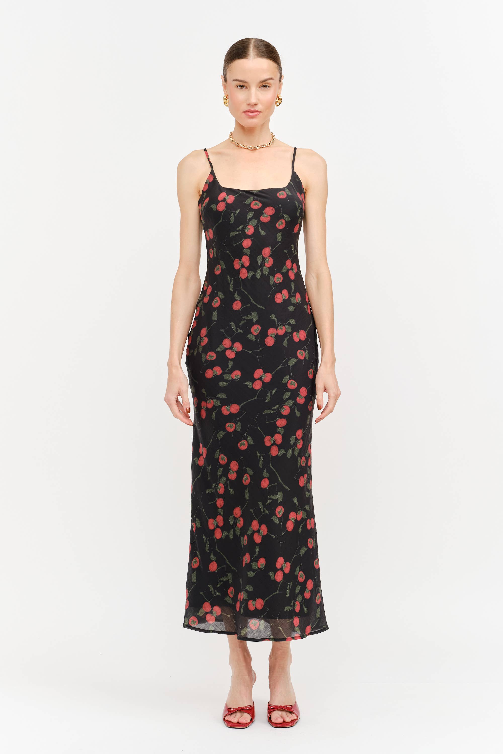 Ivy Dress: Tomato