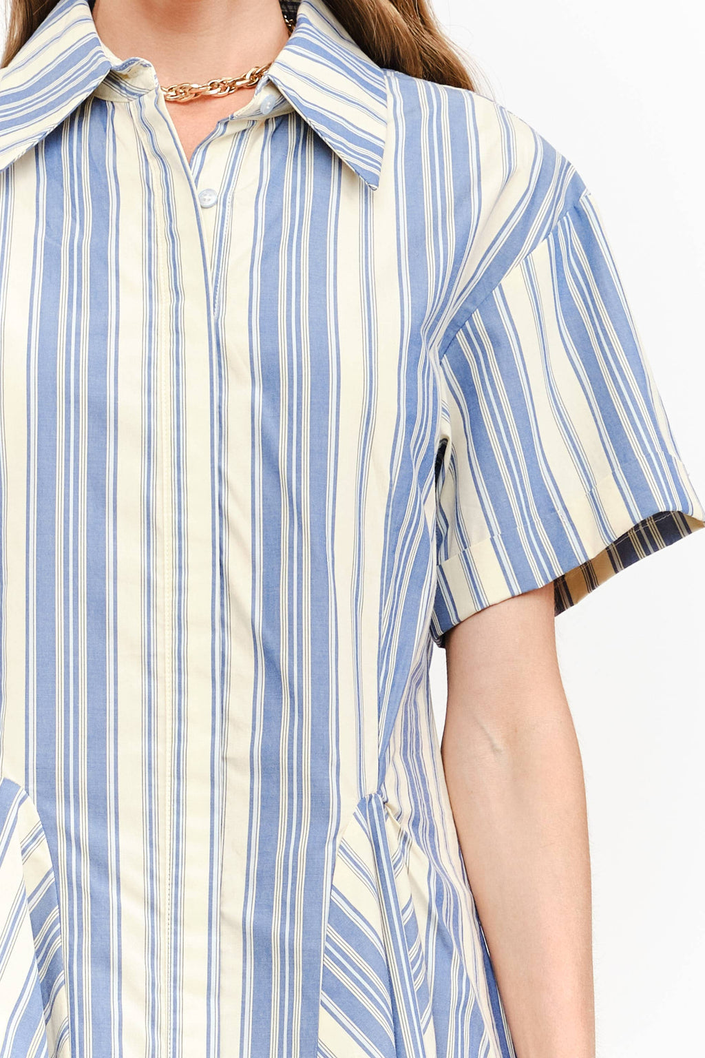 Juniper Dress: Blue Stripe