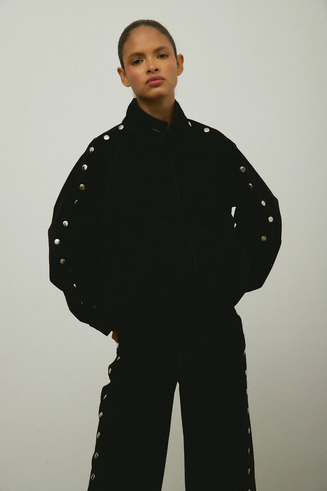 BLACK BOMBER JACKET