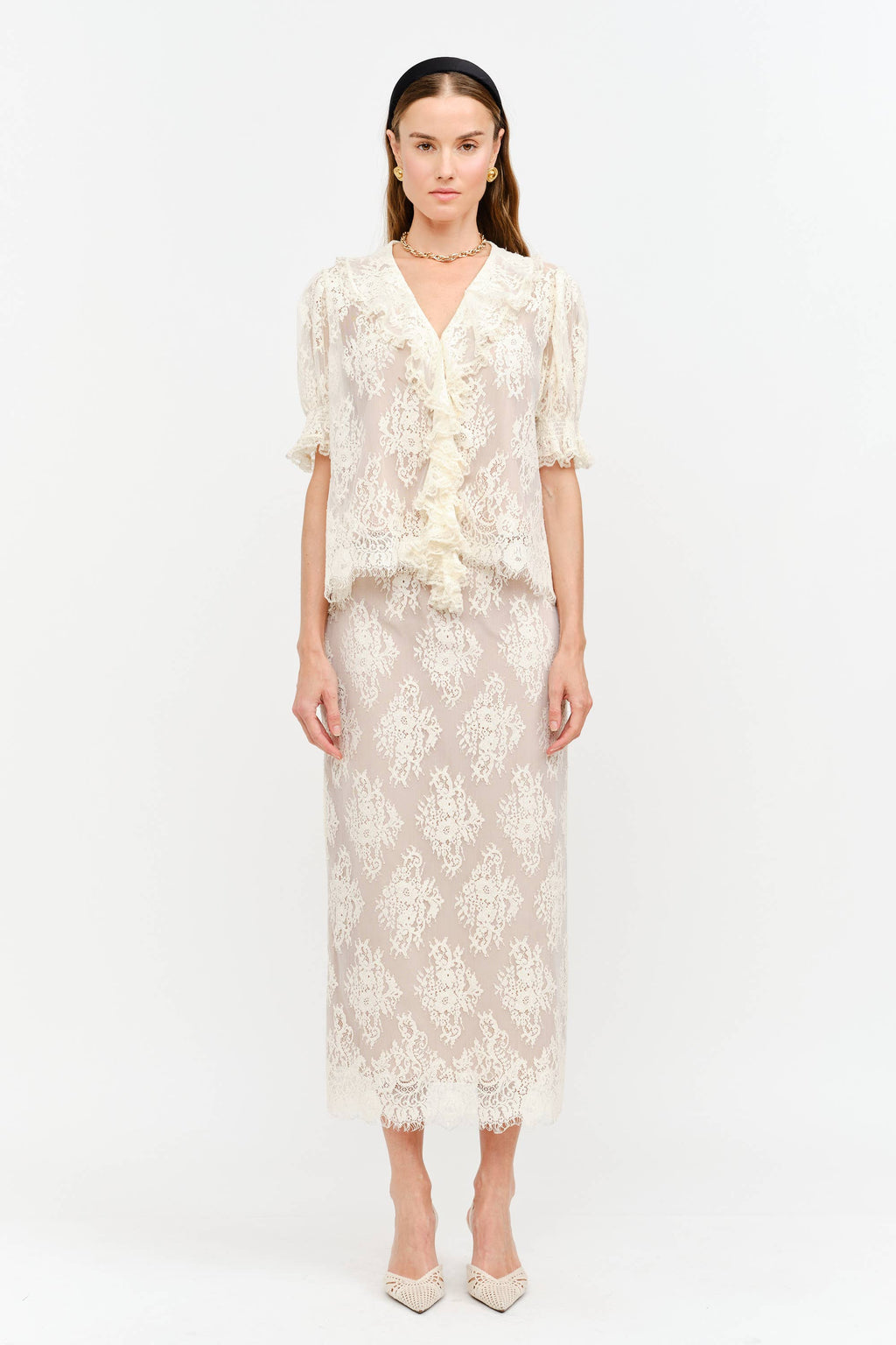 Elliot Blouse: Ivory