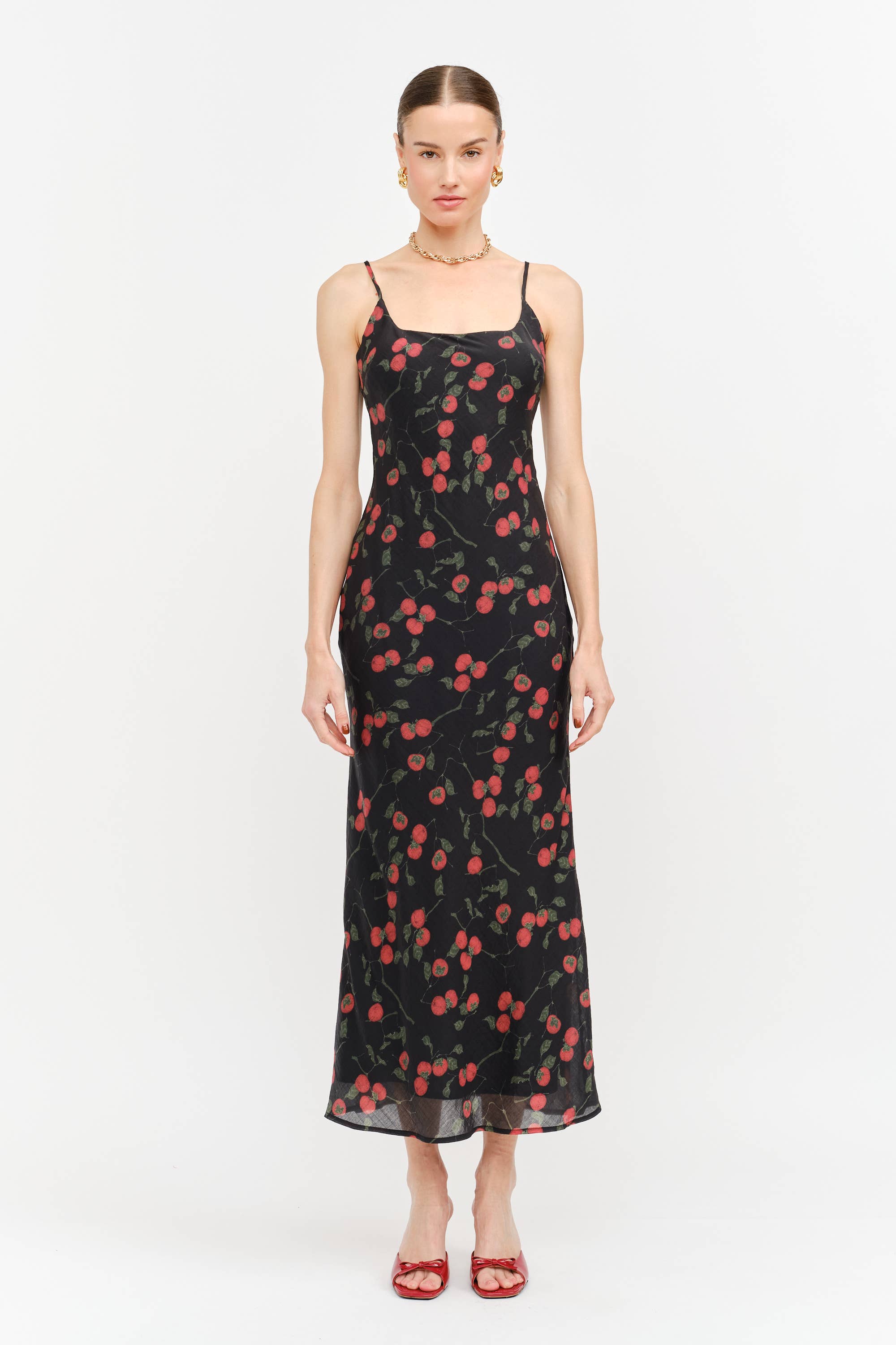 Ivy Dress: Tomato