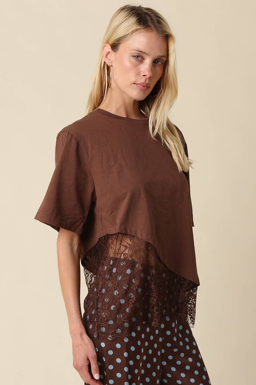 Camila Layered Hem Tee Top