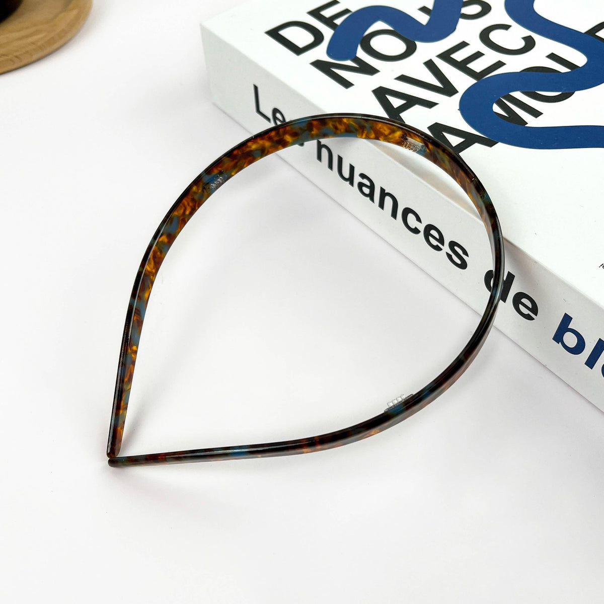 Retro Acetate Simple Headband, Can Be Used With Glasses
