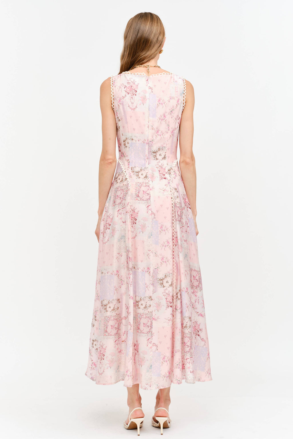 Iggy Dress: Pink Multi