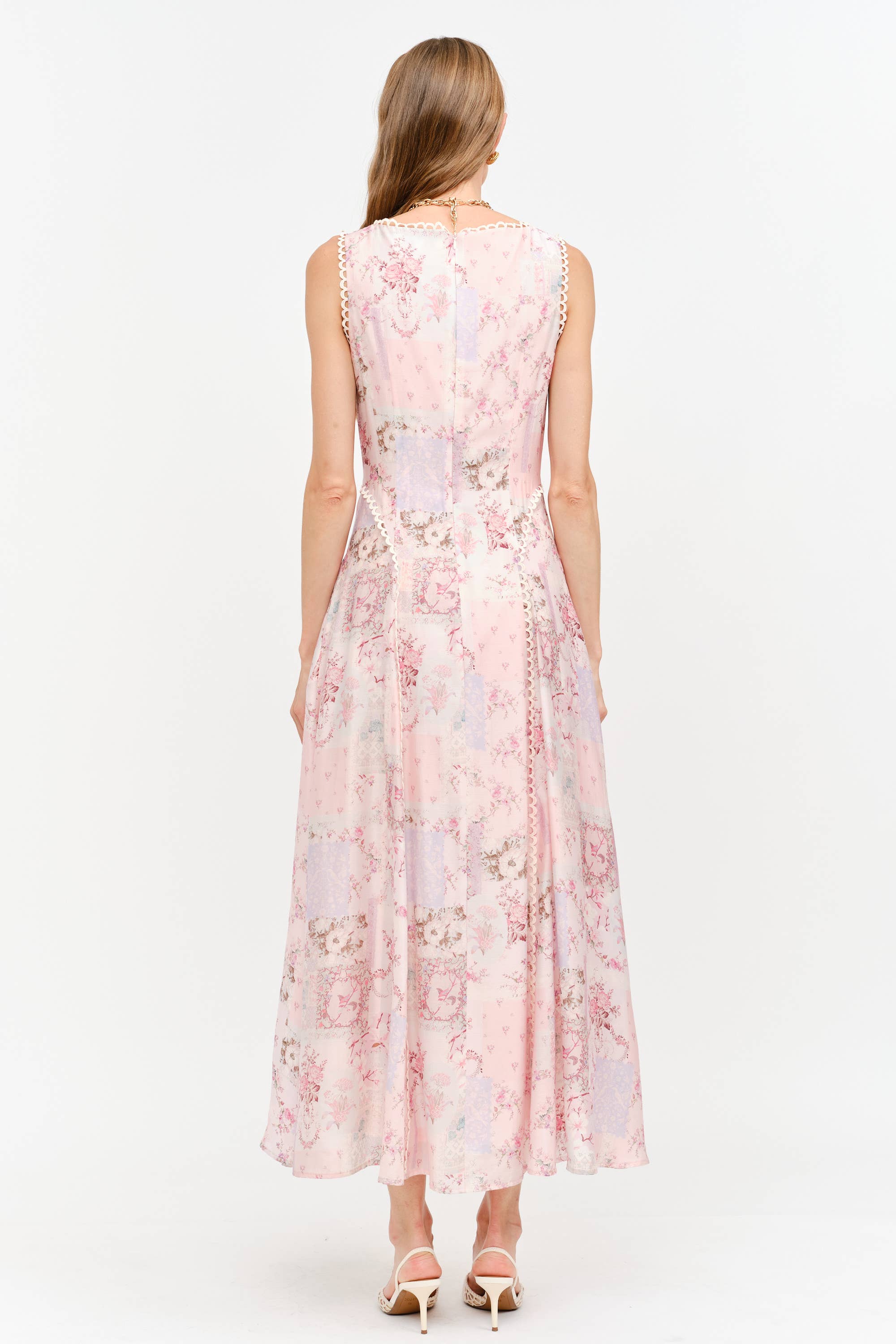 Iggy Dress: Pink Multi