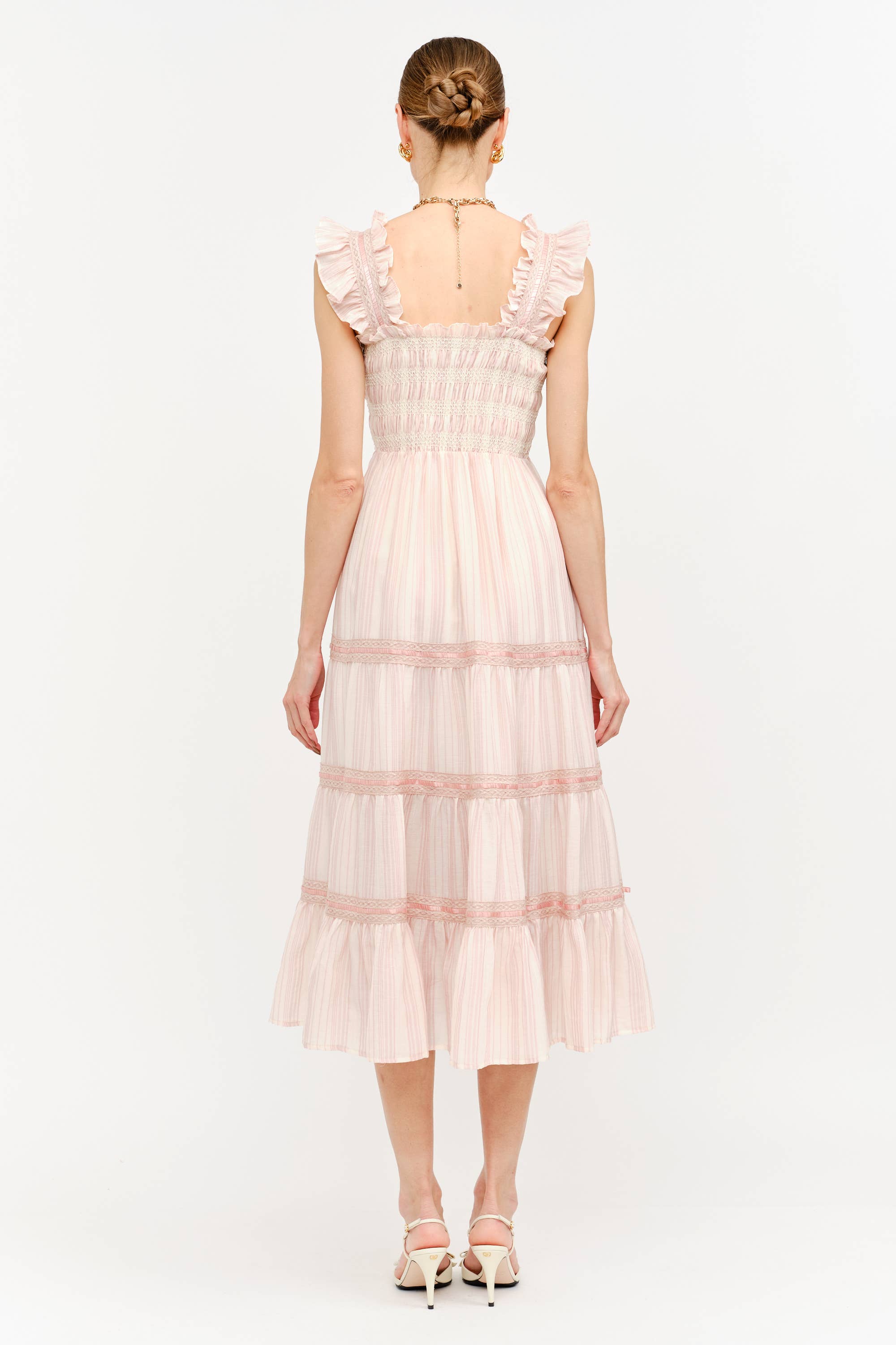 Casella Dress: Blush