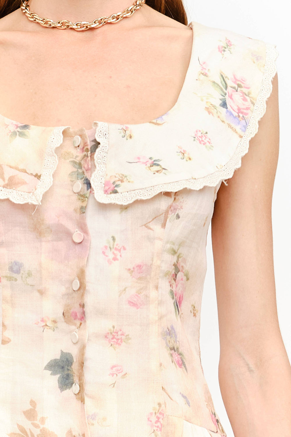 Misha Dress: Natural Multi