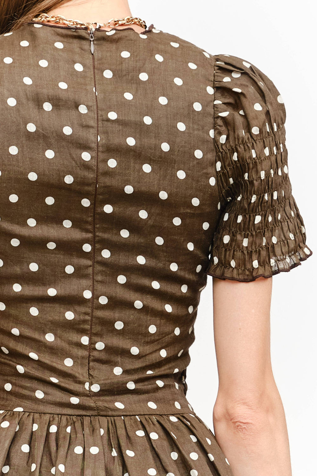 Ophelia Dress: Brown