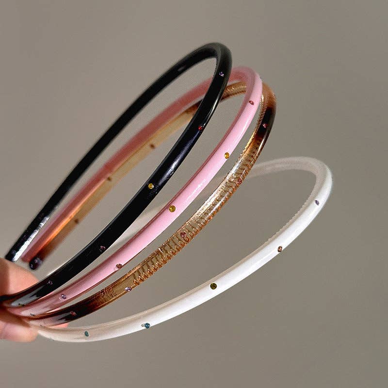 Elegant Rhinestone Skinny Head Band with Teeth MK2PPM6W6HBD164