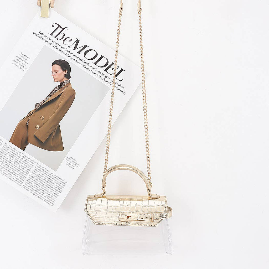 Transparent Top Handle Bag